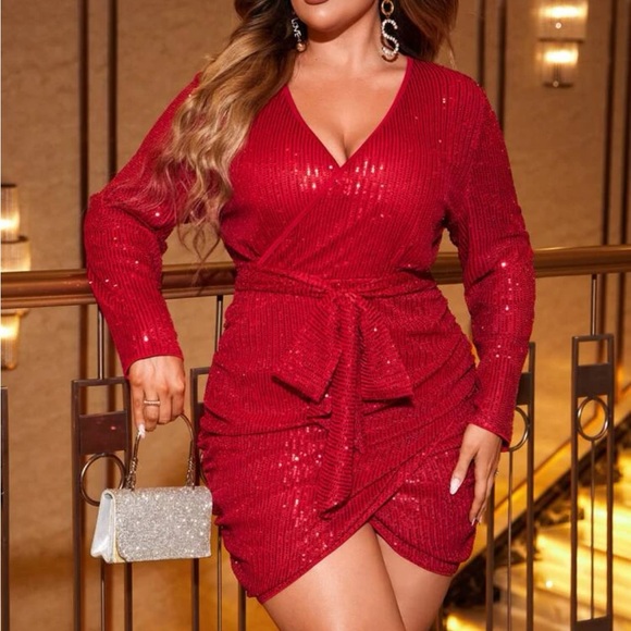 Luxe plus size surplice neck belted mesh party bridesmaids wedding bodycon dress - threedaughtersproperties.com Luxe plus size surplice neck belted mesh party bridesmaids wedding bodycon dress - threedaughtersproperties.com